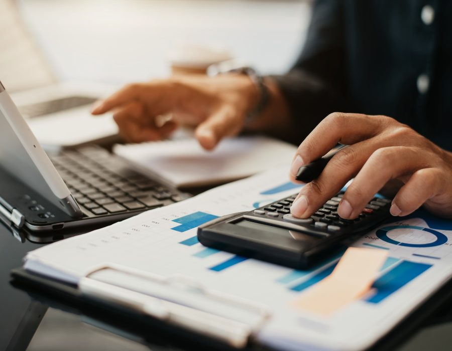 Finance accounting concept.
