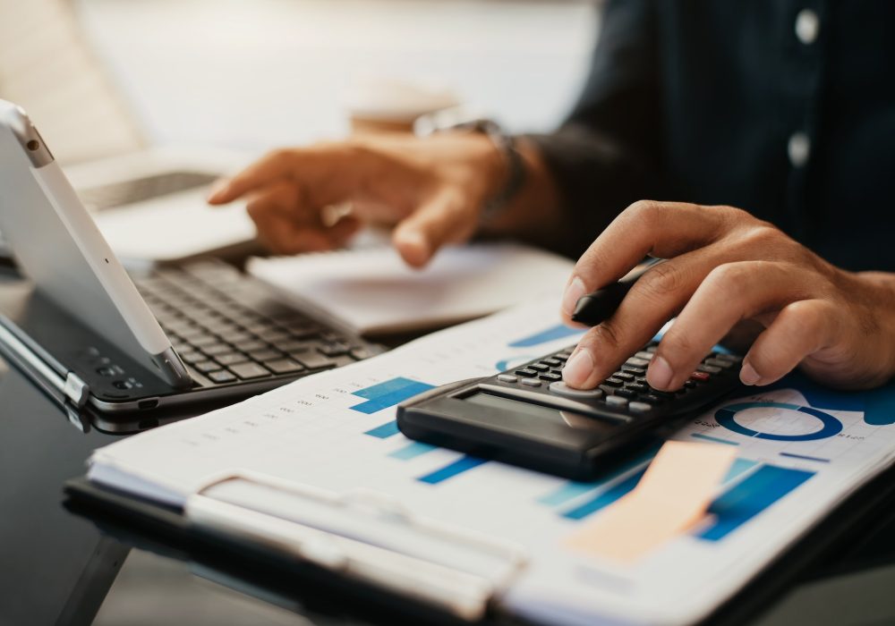 Finance accounting concept.